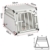 EUGAD Hundetransportbox Alu Hundebox Reisebox Autobox für kleine/mittlere Hunde Französische Bulldogge Beagle Terriers Dackel Shiba Inu 69 x 54 x 50 cm L 0059HT - 3