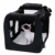 FEANDREA Hundebox, Hundetasche, faltbar, 60 x 42 x 42 cm, schwarz PDC60H - 2