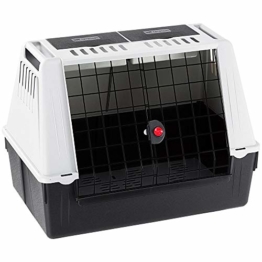Ferplast Autotransportbox für Hunde ATLAS CAR 80, Lüftungsgitter, Ablagefächer, Drainagematte enthalten - 1