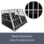 Juskys Alu Hundetransportbox XL - 96 × 91 × 70 cm – Auto Hundebox robust & pflegeleicht – 2 Gittertüren verschließbar - Reisebox für Hunde - 6