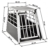 TecTake Alu Hundetransportbox -Diverse Größen- (Single Groß) - 6