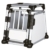 Trixie 39340 Transportbox, Aluminium, S: 48 × 57 × 64 cm, silber/hellgrau - 1