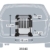 Trixie 39340 Transportbox, Aluminium, S: 48 × 57 × 64 cm, silber/hellgrau - 2