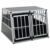 vidaXL Hundetransportbox Doppeltür 94x88x69 cm Hundebox Reisebox Transportbox - 3
