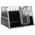 vidaXL Hundetransportbox Doppeltür 94x88x69 cm Hundebox Reisebox Transportbox - 7
