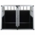 vidaXL Hundetransportbox Doppeltür 94x88x69 cm Hundebox Reisebox Transportbox - 8